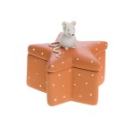 Petite bote  dents de lait - Modle toile orange