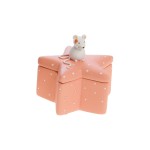 Petite bote  dents de lait - Modle toile rose saumon