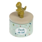 Bote  dents de lait - Modle dinosaure vert