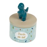 Bote  dents de lait - Modle dinosaure bleu