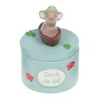Petite bote  dents de lait - Modle souris sur une barque