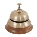 Cloche de comptoir finition laiton vieilli