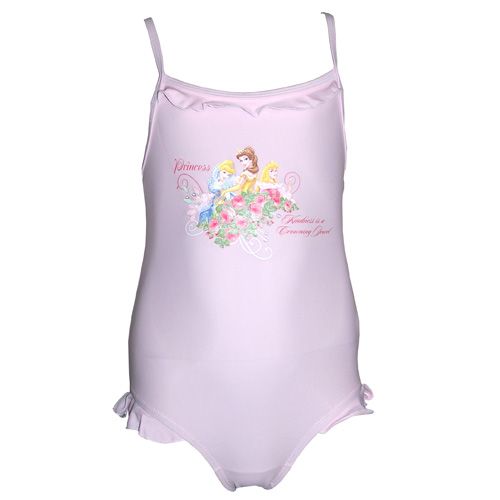 Maillot de bain Disney Princesses une pice Rose Pastel