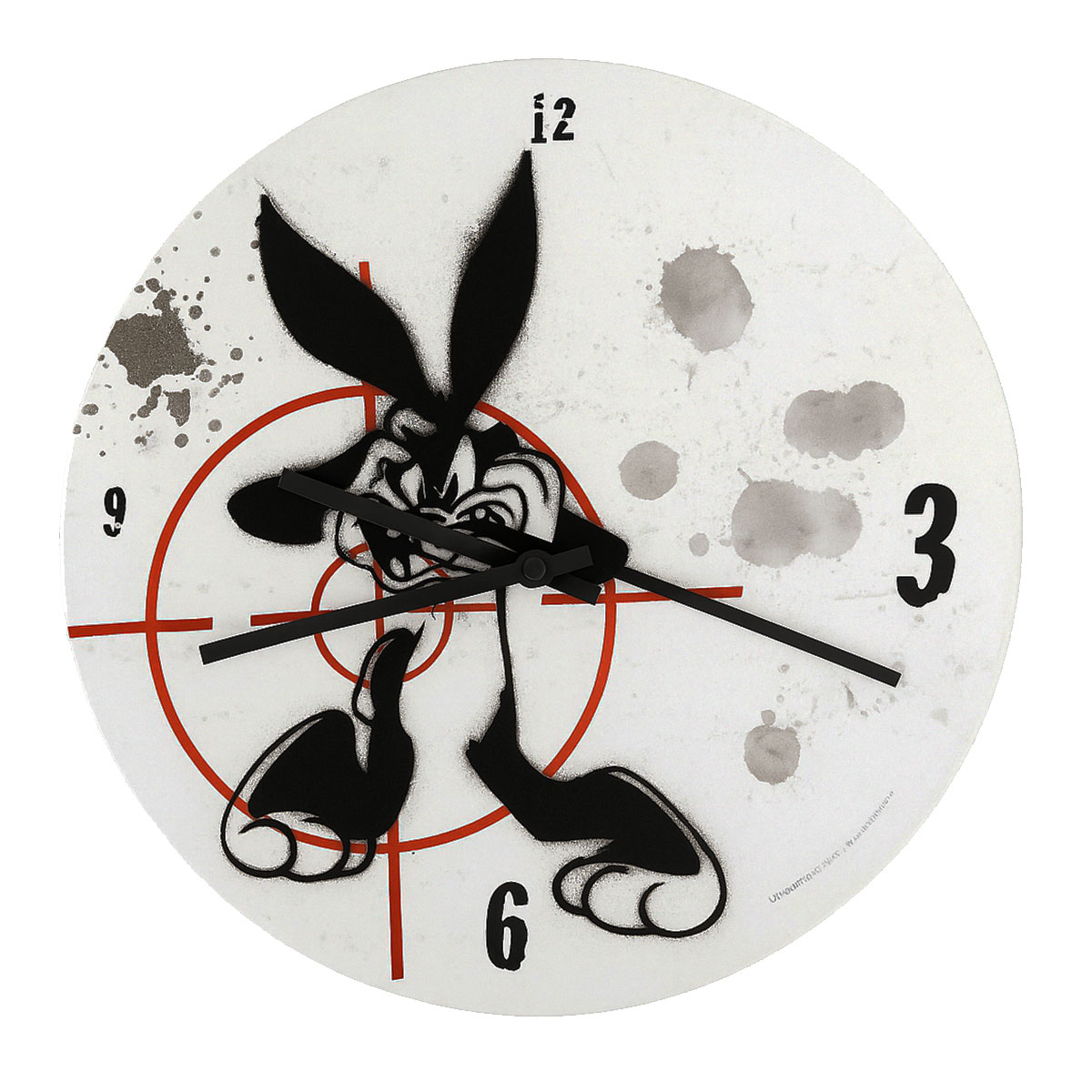 Horloge Bugs Bunny Cible verre