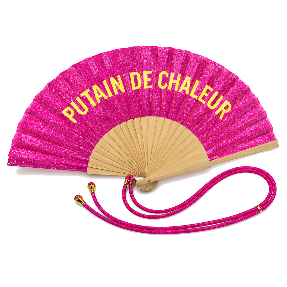 �ventail paillet� rose fuchsia � Putain de chaleur �