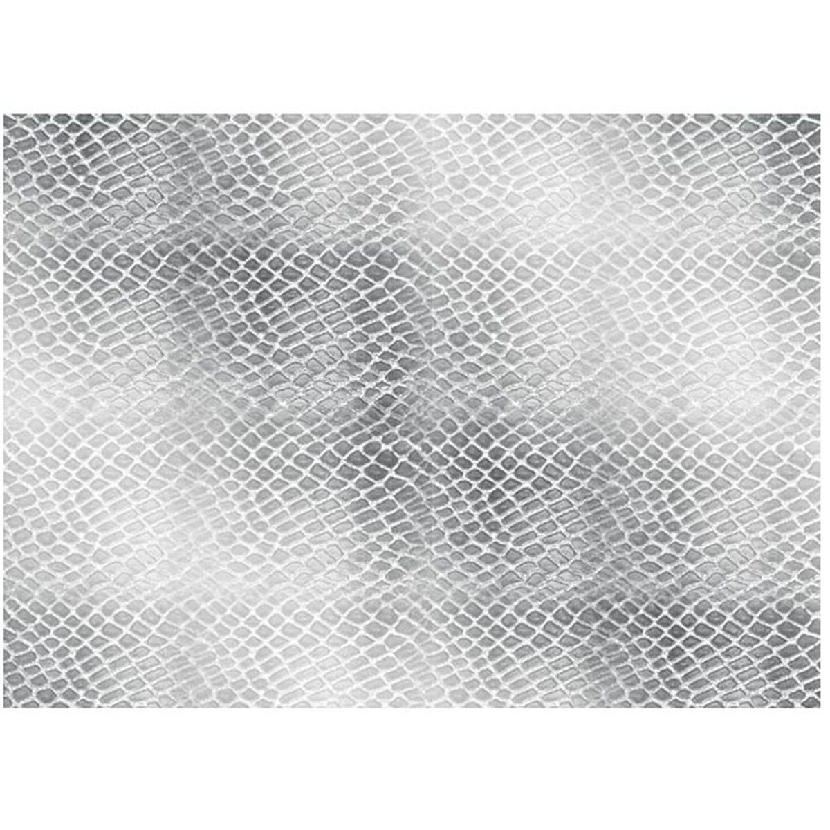 Rouleau adhsif Peau de serpent brillant 45 x 150 cm - Argent