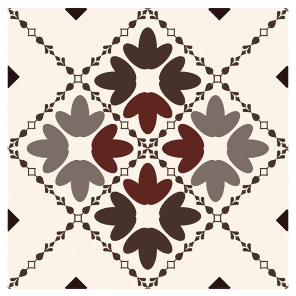 Stickers carreaux de ciment 15 x 15 cm - par 6