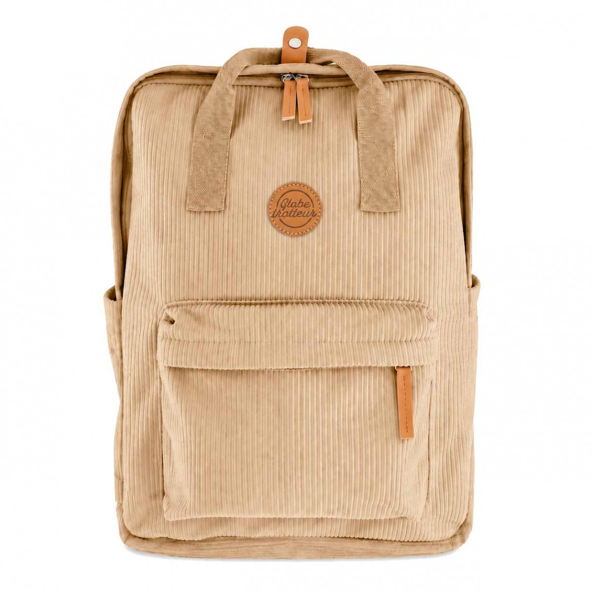 Sac � dos effet c�tel� beige fonc�
