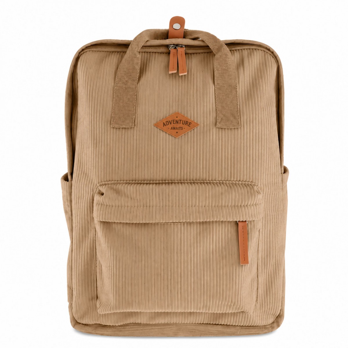 Sac � dos effet c�tel� beige fonc�