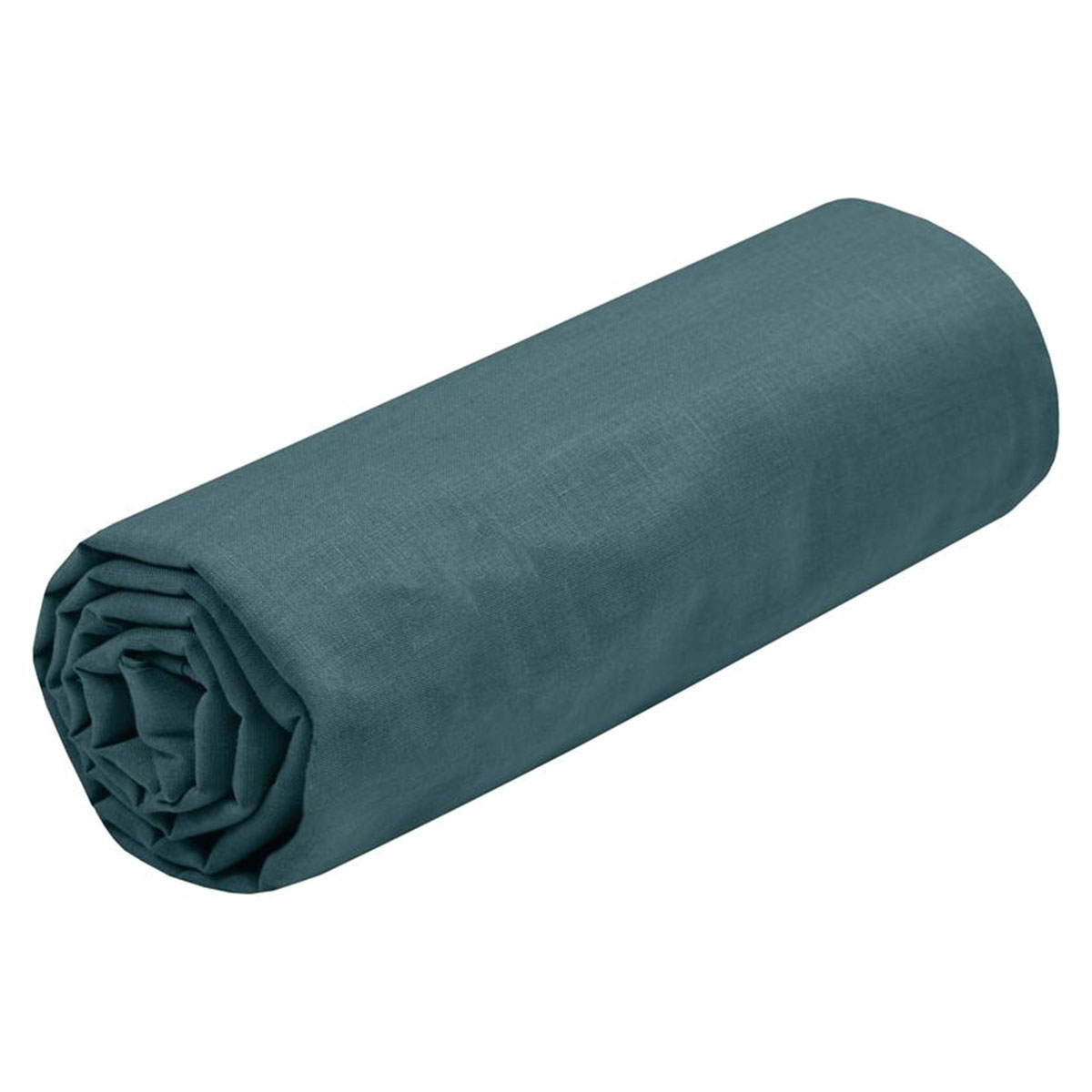Drap housse uni 180 x 200 cm  Eucalyptus