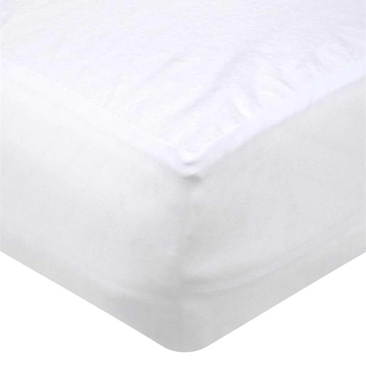 Prot�ge-matelas Carlyn blanc 140 � 190 / 200 cm