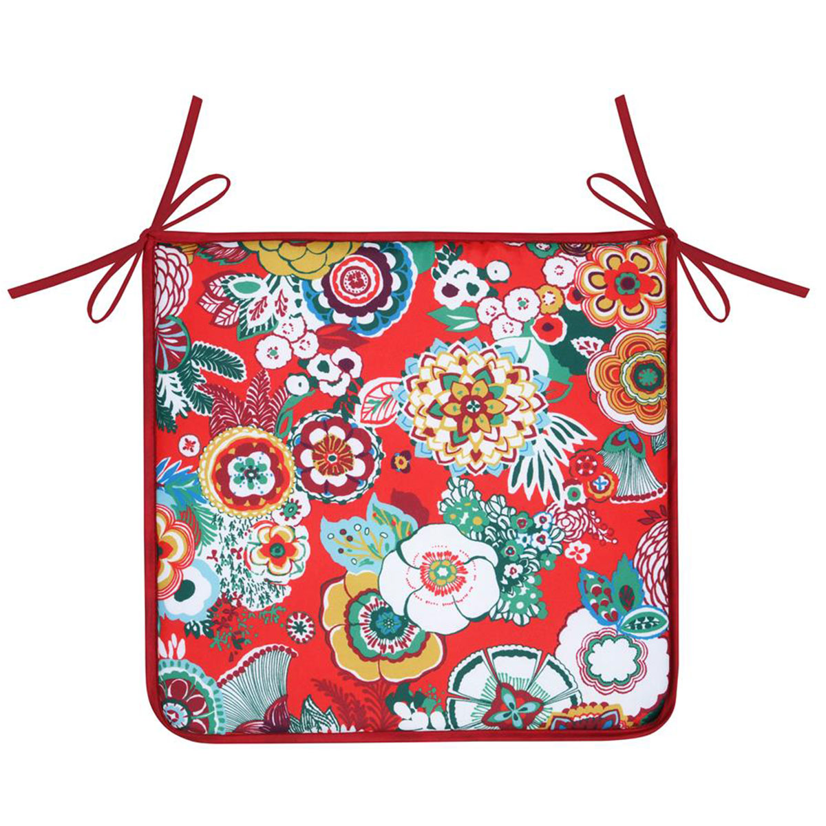 Galette de Chaise Gipsy Rouge 38 � 38 cm
