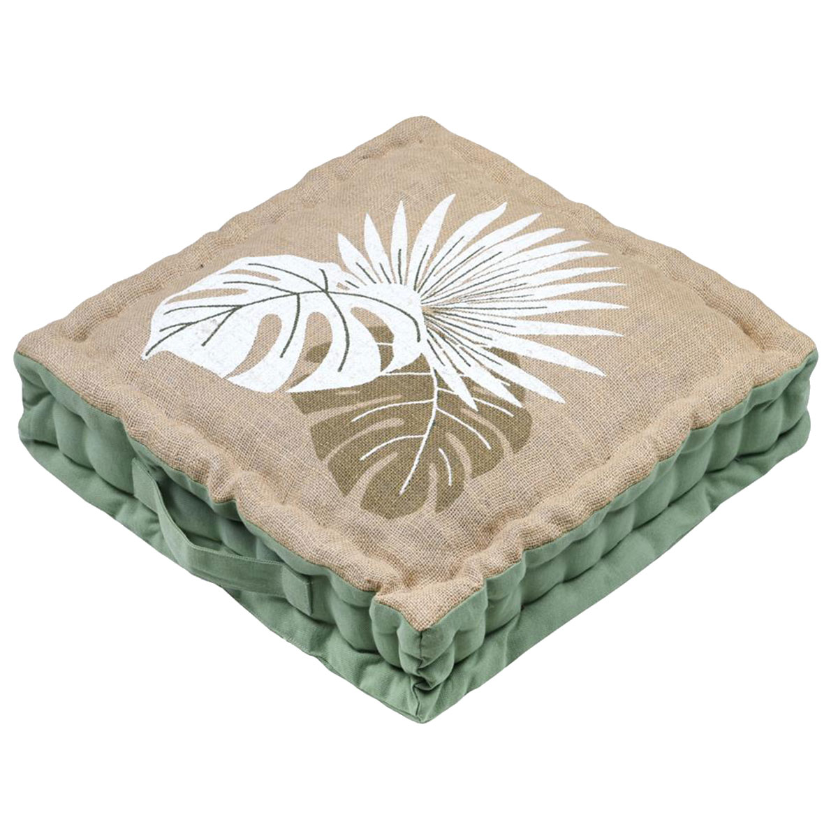 Coussin de sol Cambodge Naturel 45 x 45 x 10 cm