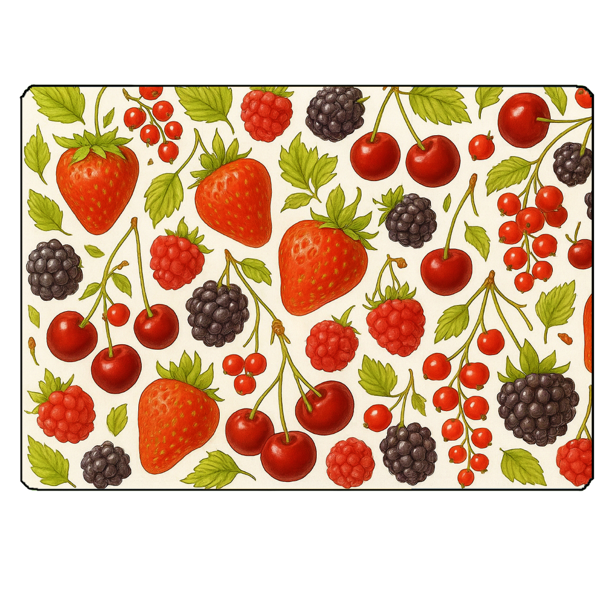 Planche  dcouper Fruits rouges  28,5  20 cm