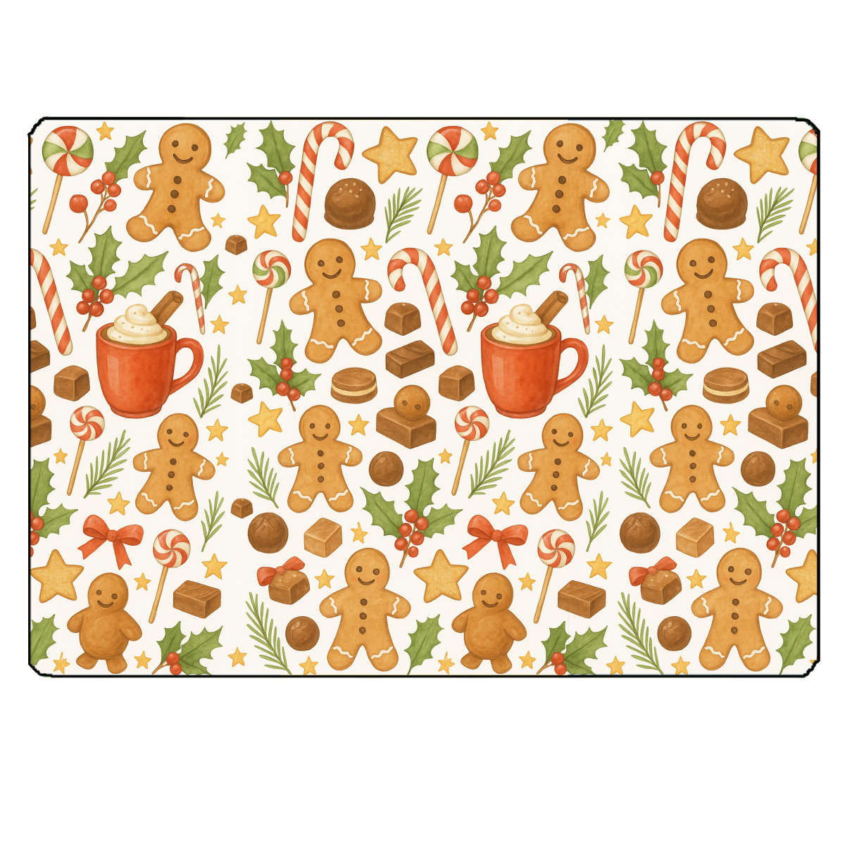 Planche  dcouper Biscuits de Nol  28,5 x 20 cm