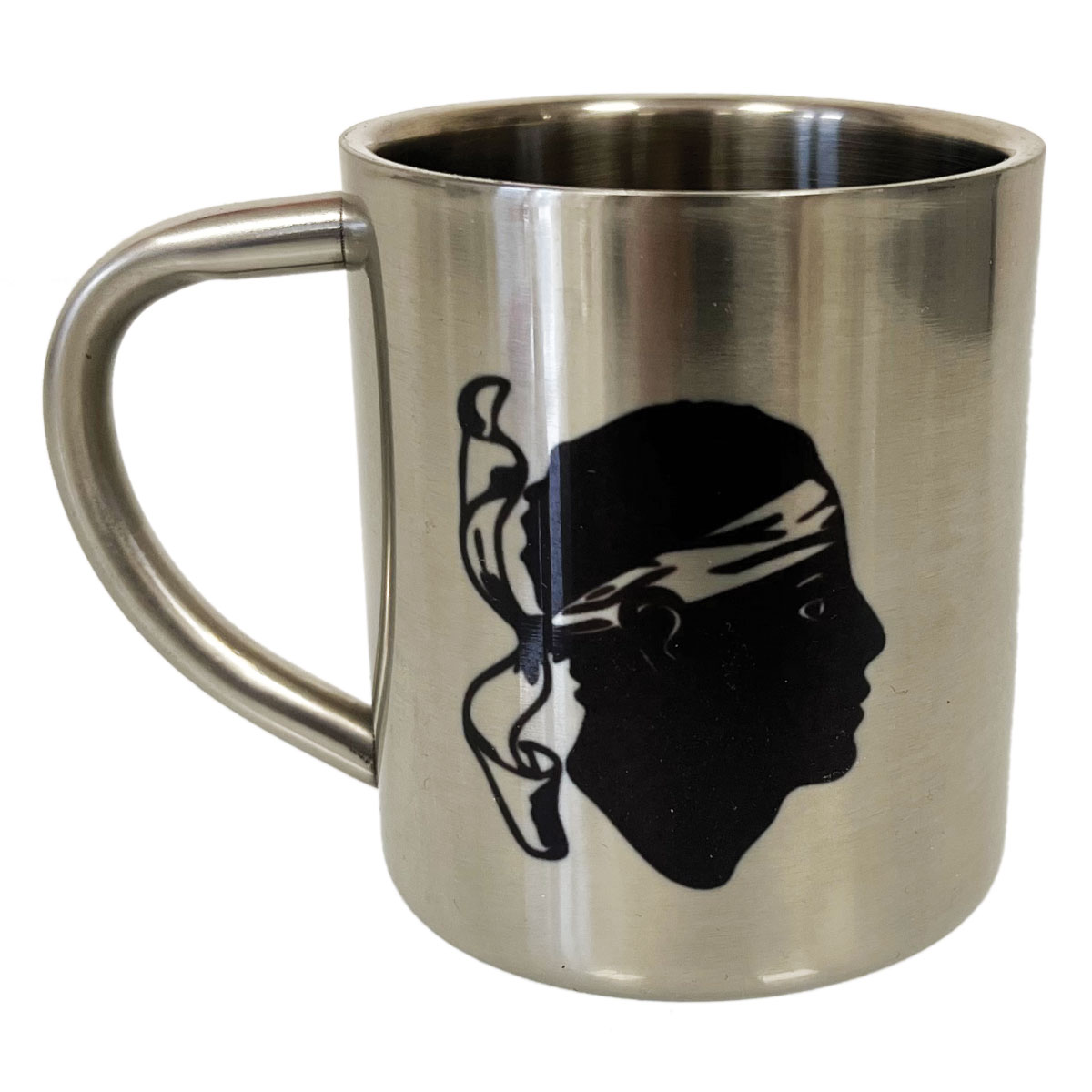 Tasse Tte de Maure Corse  Inox Double Paroi  200 ml