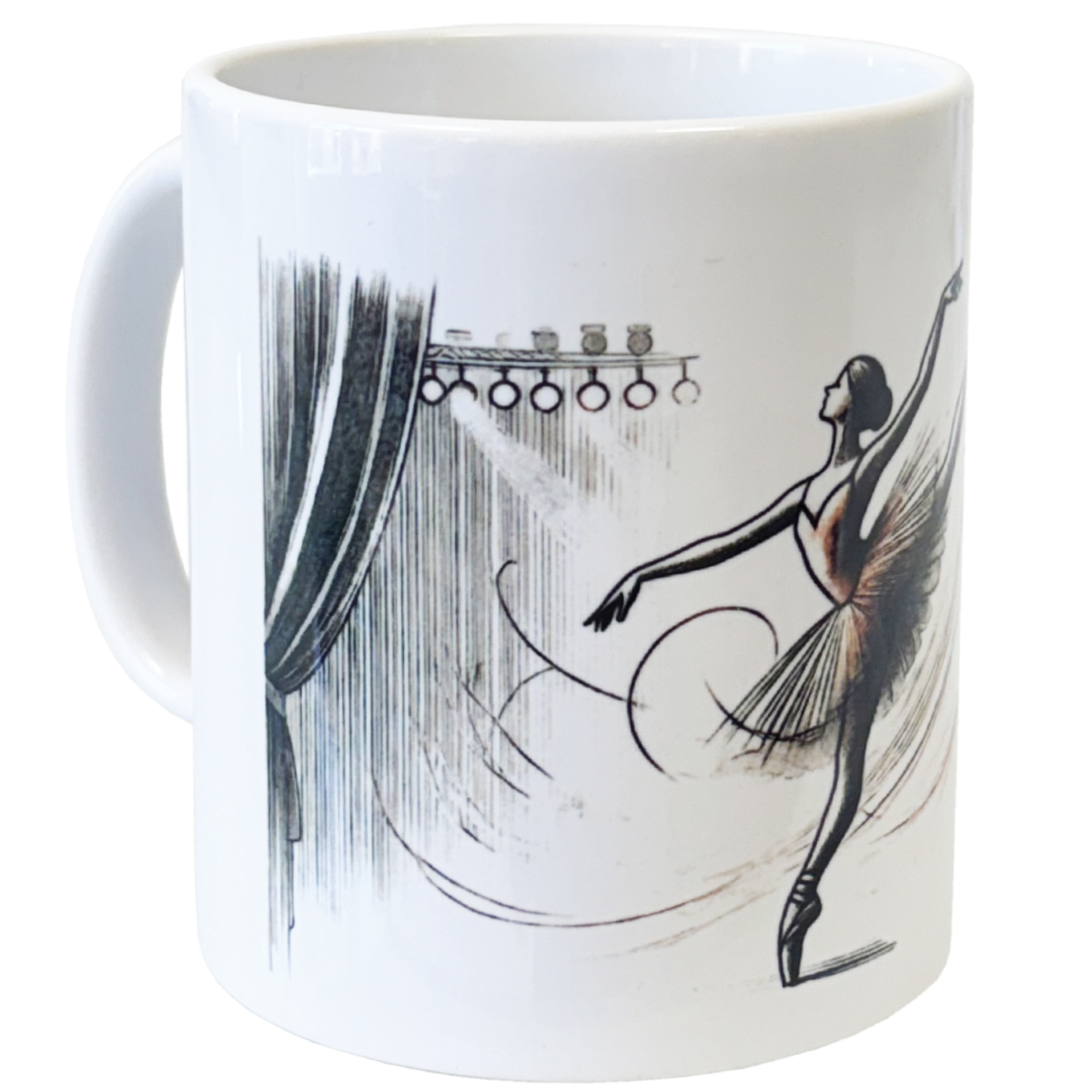 Mug danseuse ballerine 350 ml par CBKreation