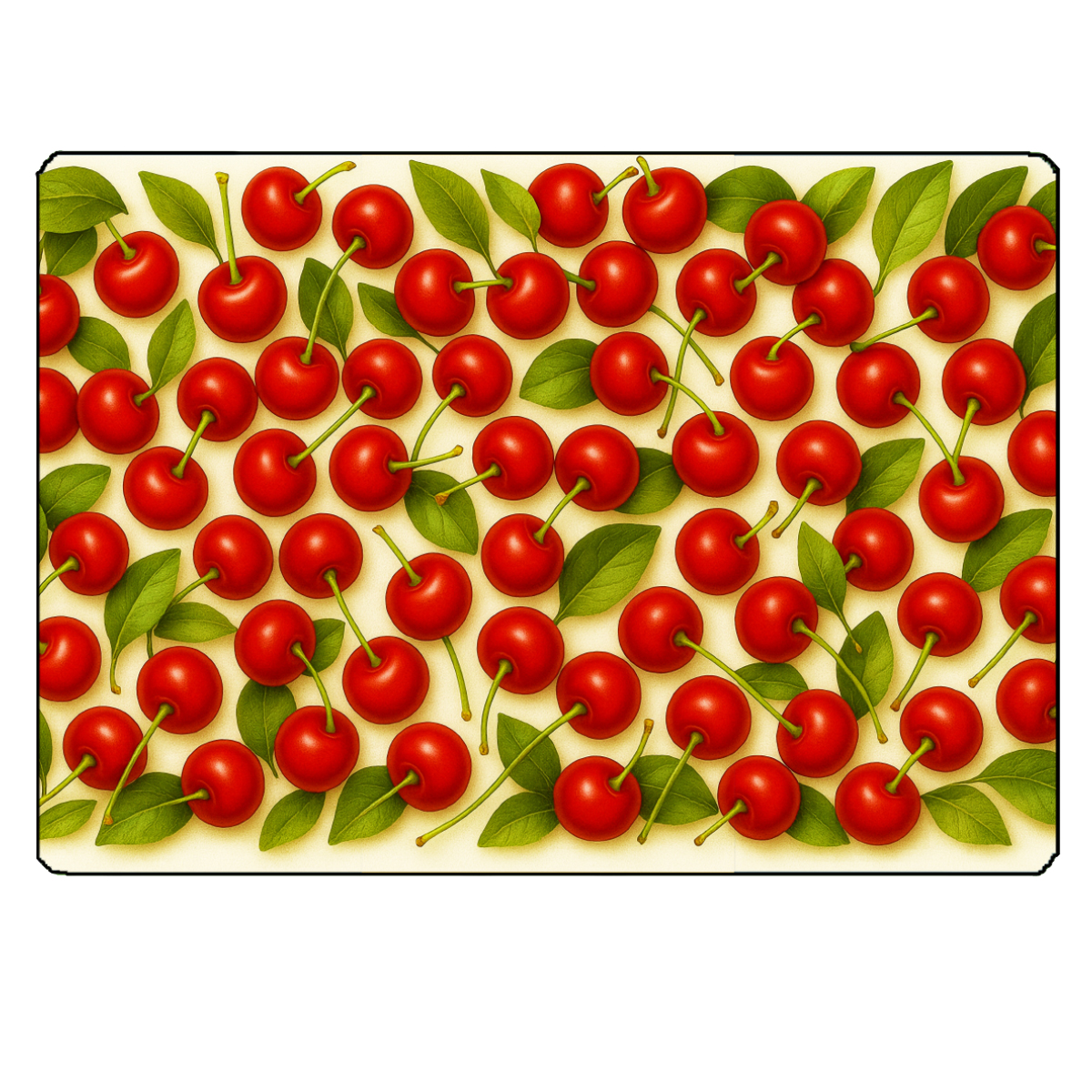 Planche  dcouper Cerises gourmandes  28,5  20 cm