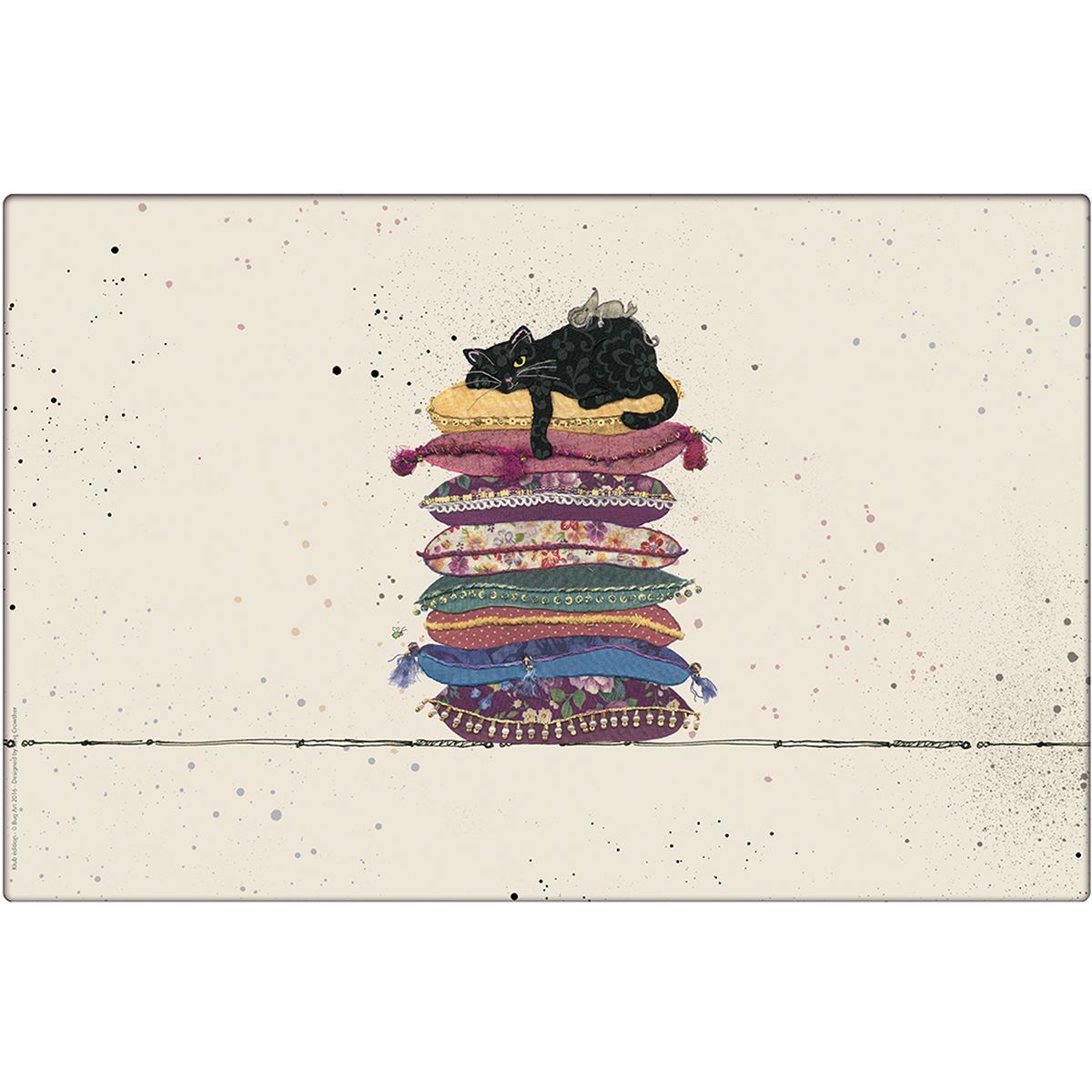Set de table Chat sur coussins  Collection Bug Art