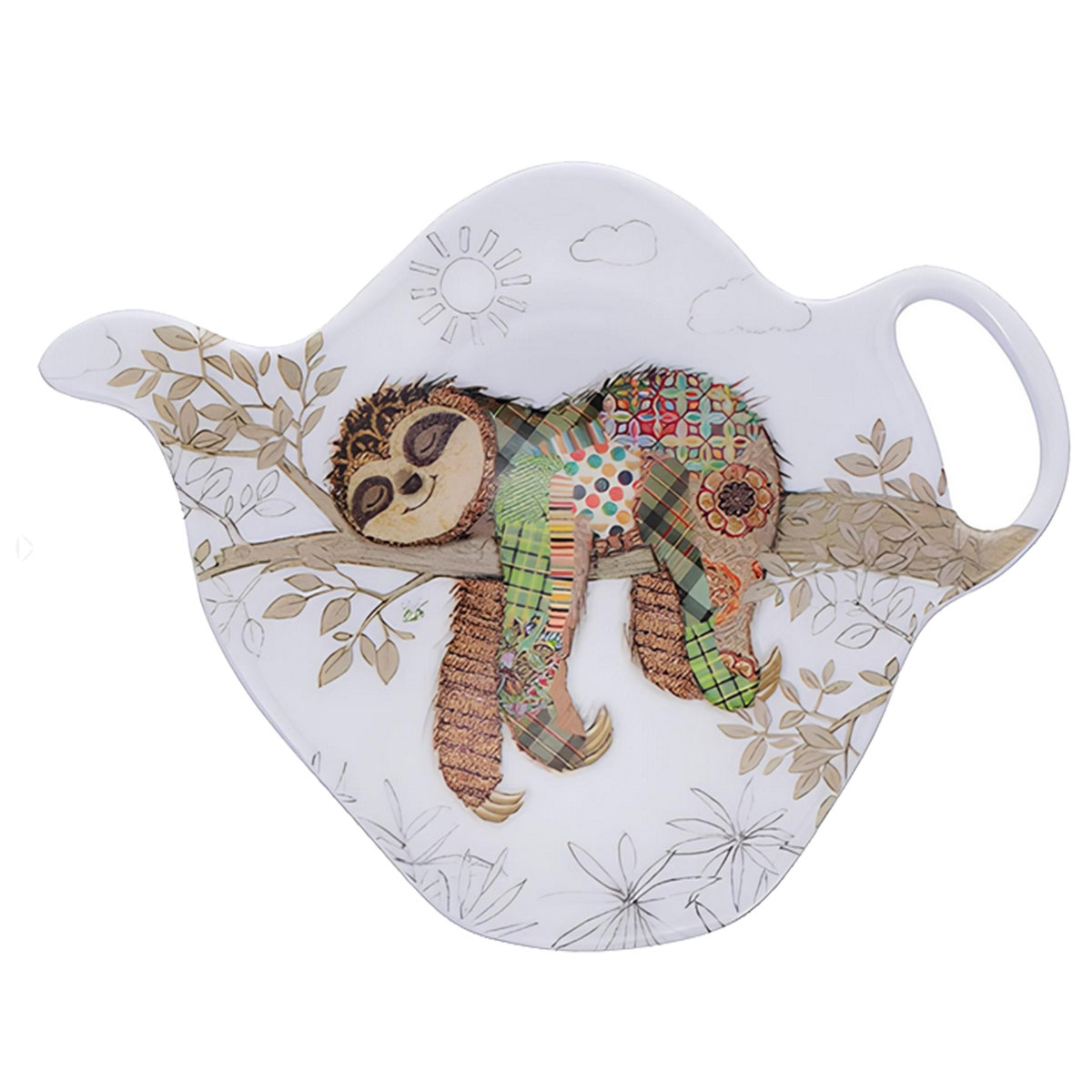 Repose-sachet de th en mlamine  Paresseux