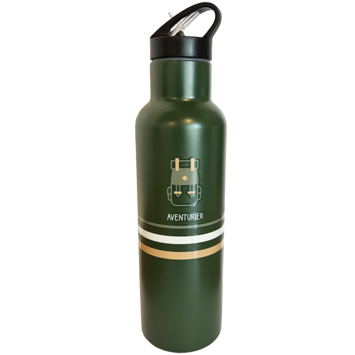 Gourde isotherme en inox bouchon sport 590 ml  Aventurier