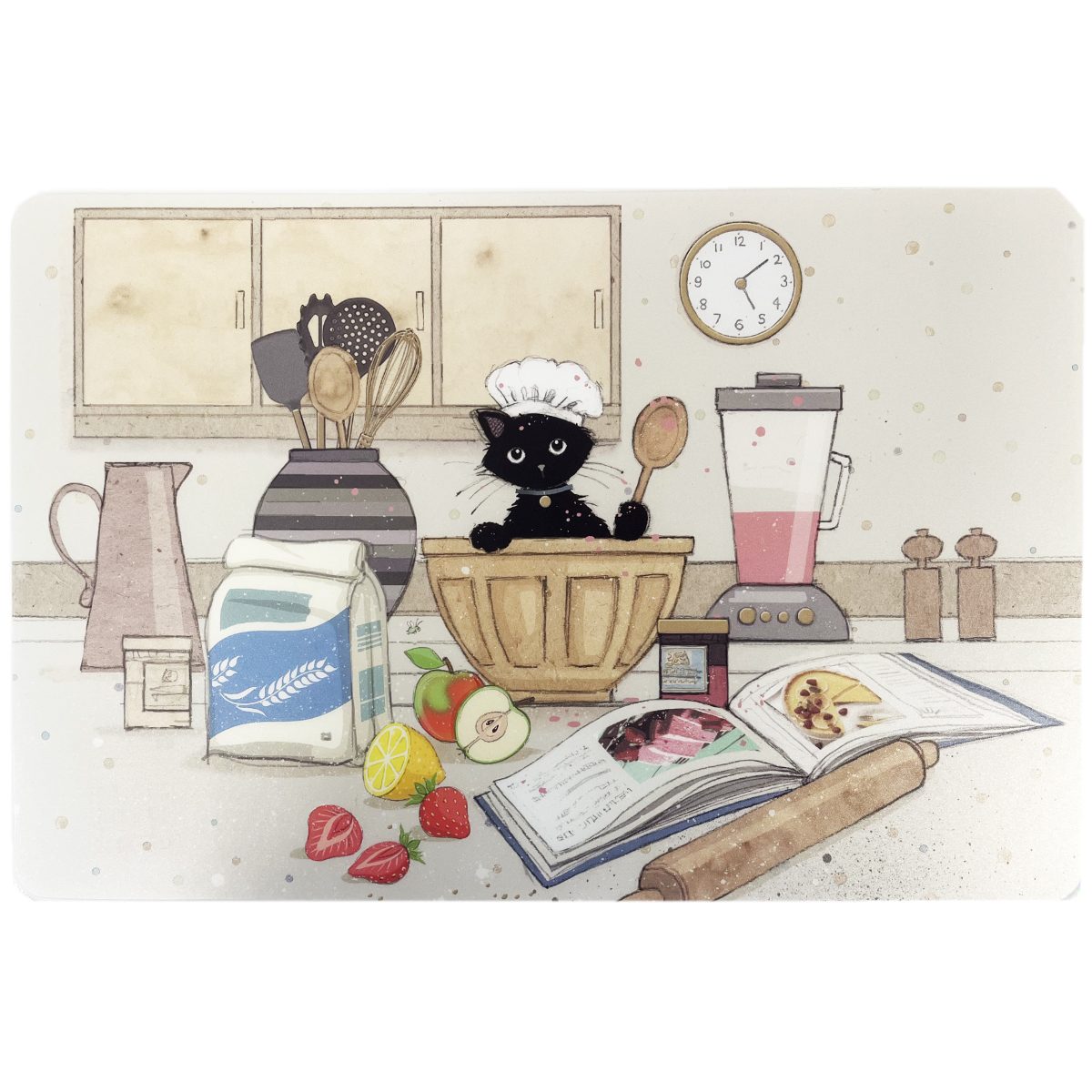 Set de table Chaton ptissier  Collection Bug Art