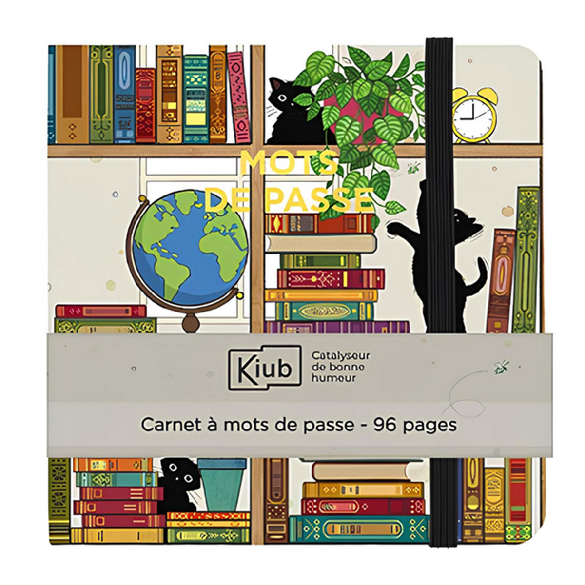 Carnet rpertoire  mots de passe  Chatons dans la bibliothque