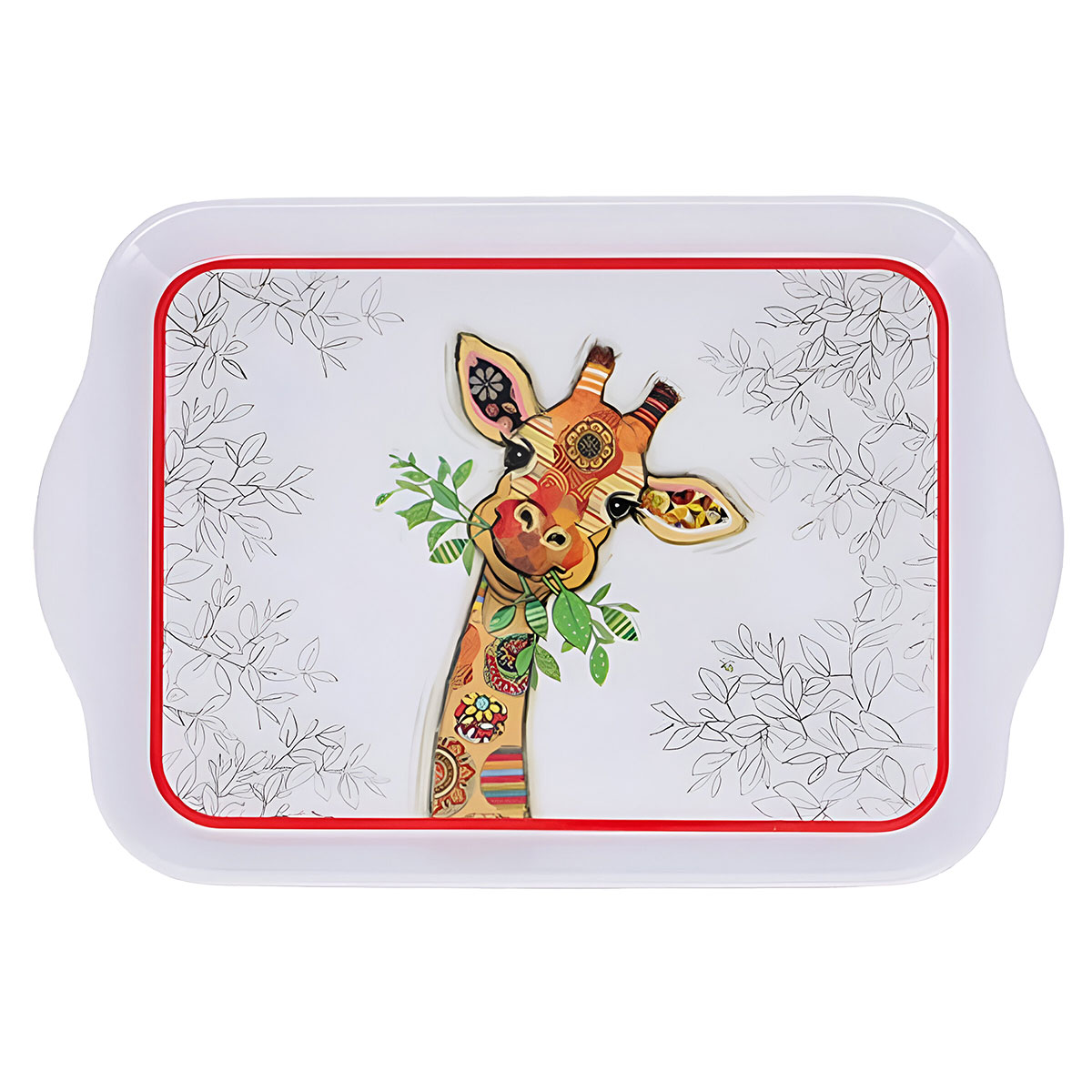 Mini plateau en mlamine  Girafe Kook