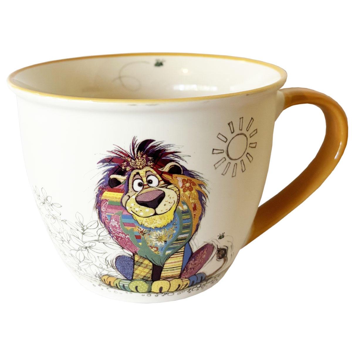 Bol  anse en porcelaine  Lion 550 ml