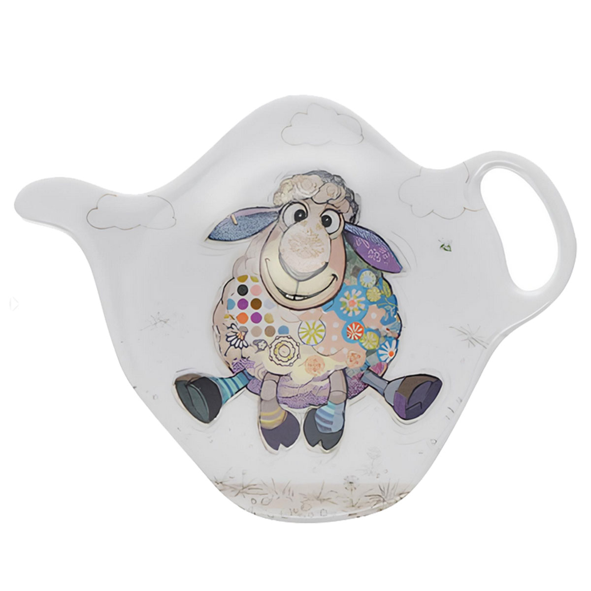 Repose-sachet de th en mlamine  Mouton