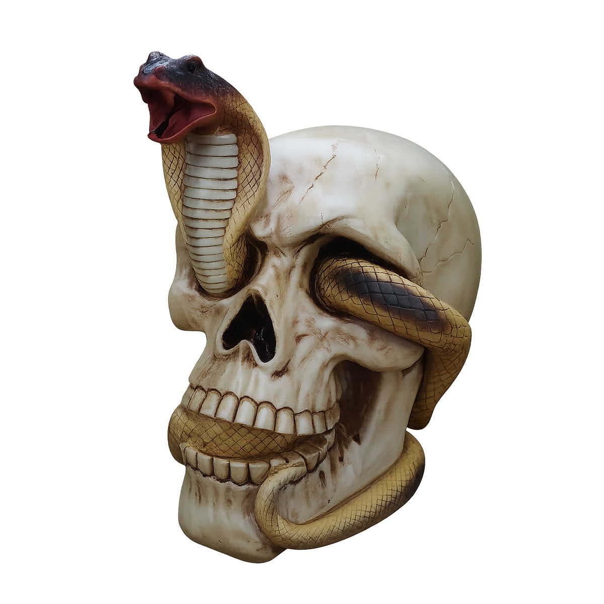 Figurine Crne avec cobra  20,5 cm
