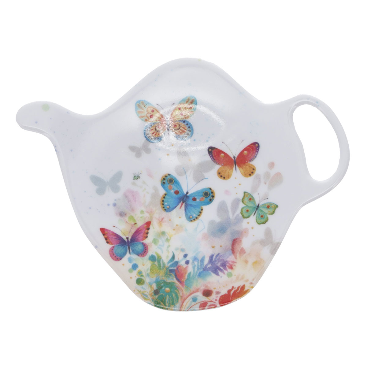 Repose-sachet de th� papillons en m�lamine