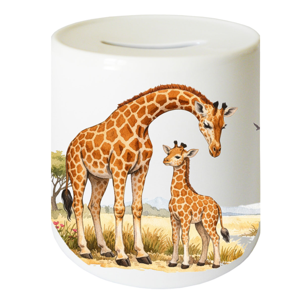 Tirelire Girafe en c�ramique 9,5 cm