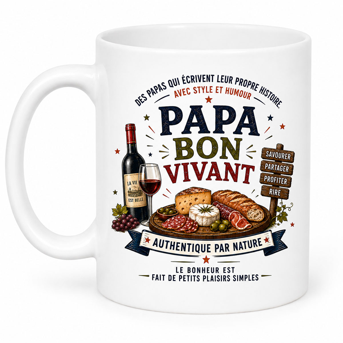 Mug Papa Bon Vivant 350 ml � Cbkr�ation