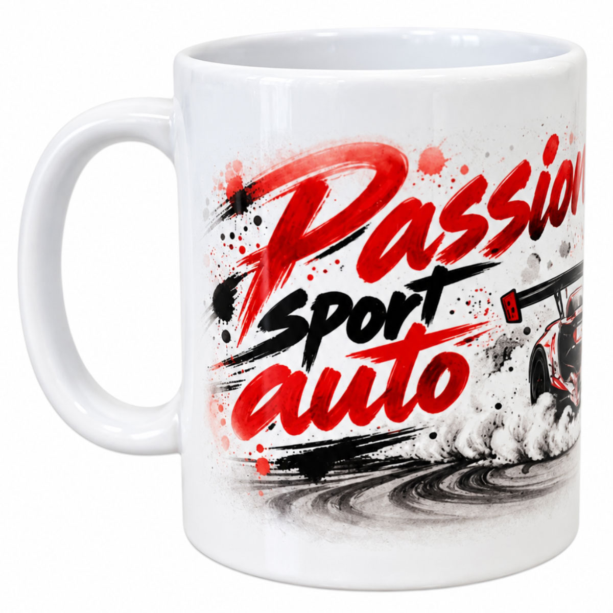 Mug passion sport auto racing 300 ml en c�ramique