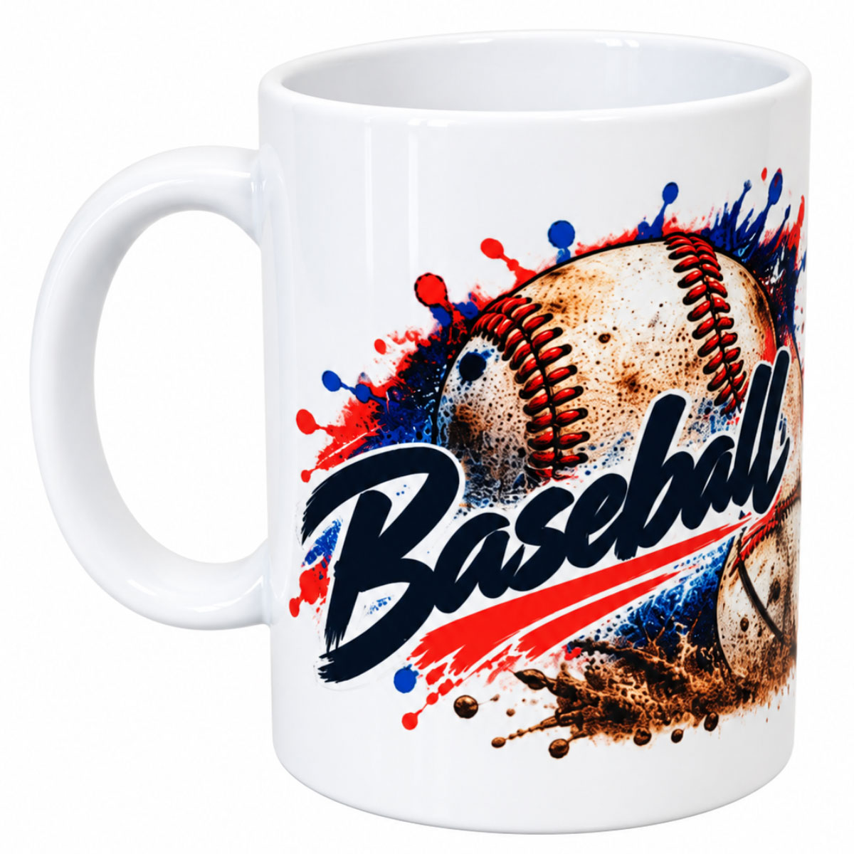 Mug baseball vintage 300 ml en c�ramique cadeau sportif