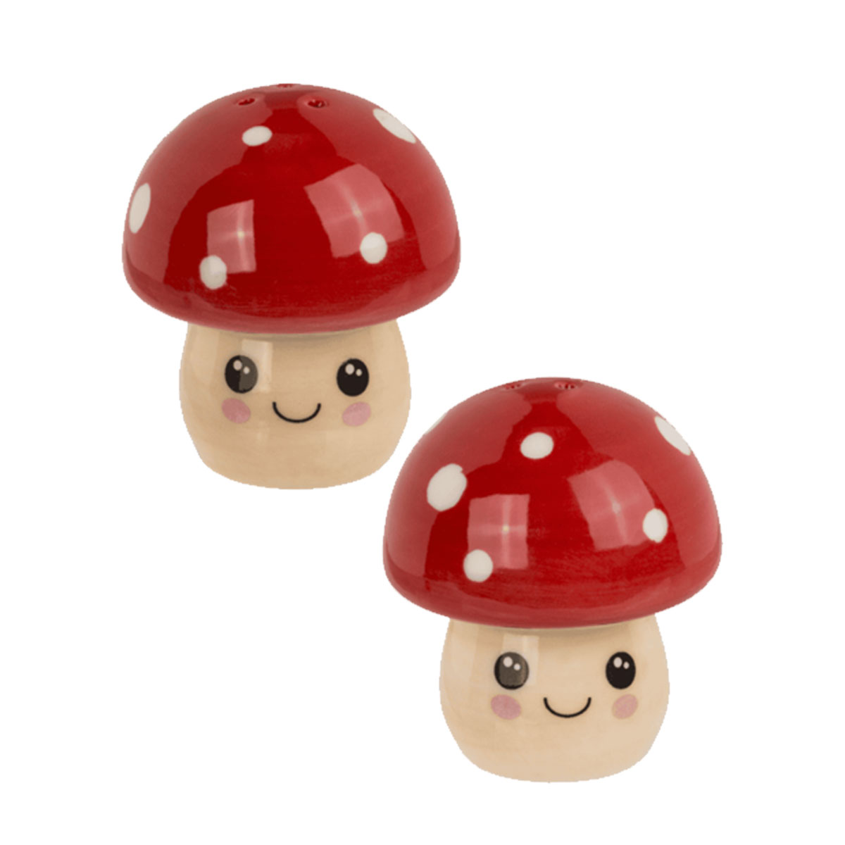 Salire et poivrire Champignons Kawaii