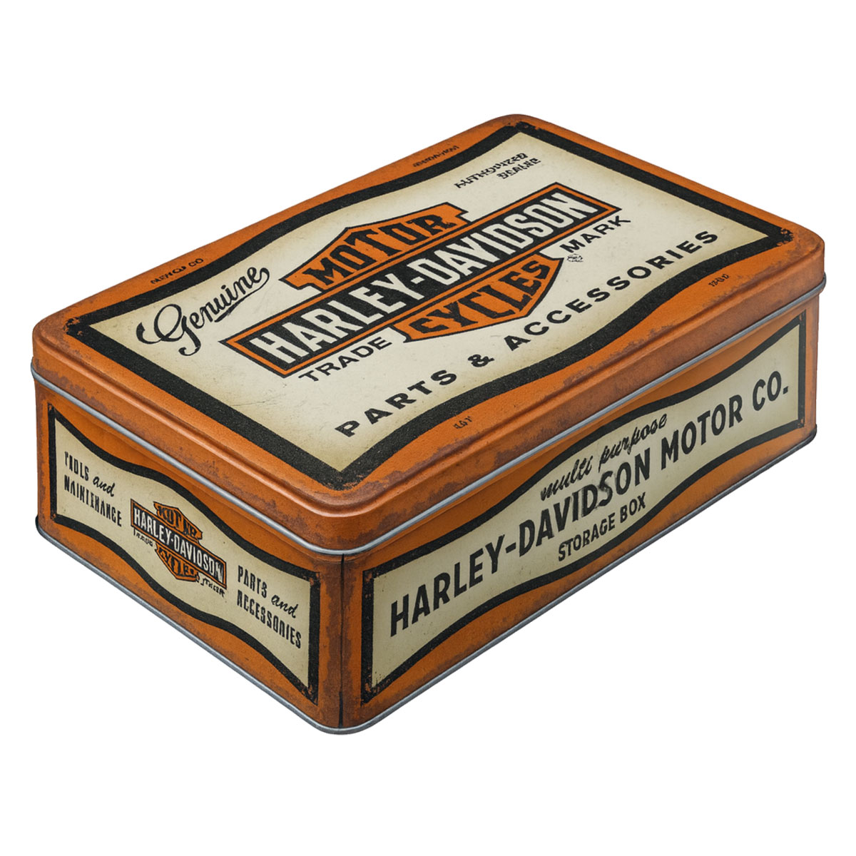 Maxi bote mtal vintage  Harley Davidson Parts and Accessories