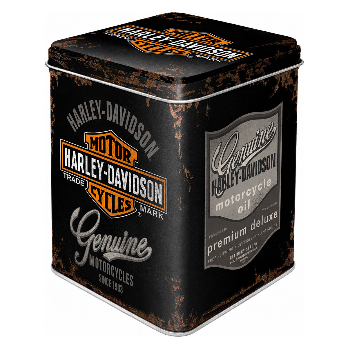 Bo�te � Th� Harley-Davidson en m�tal