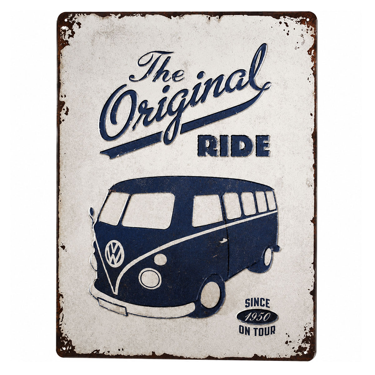 Plaque m�tal Volkswagen Bulli Edition Sp�ciale 40 x 30 cm