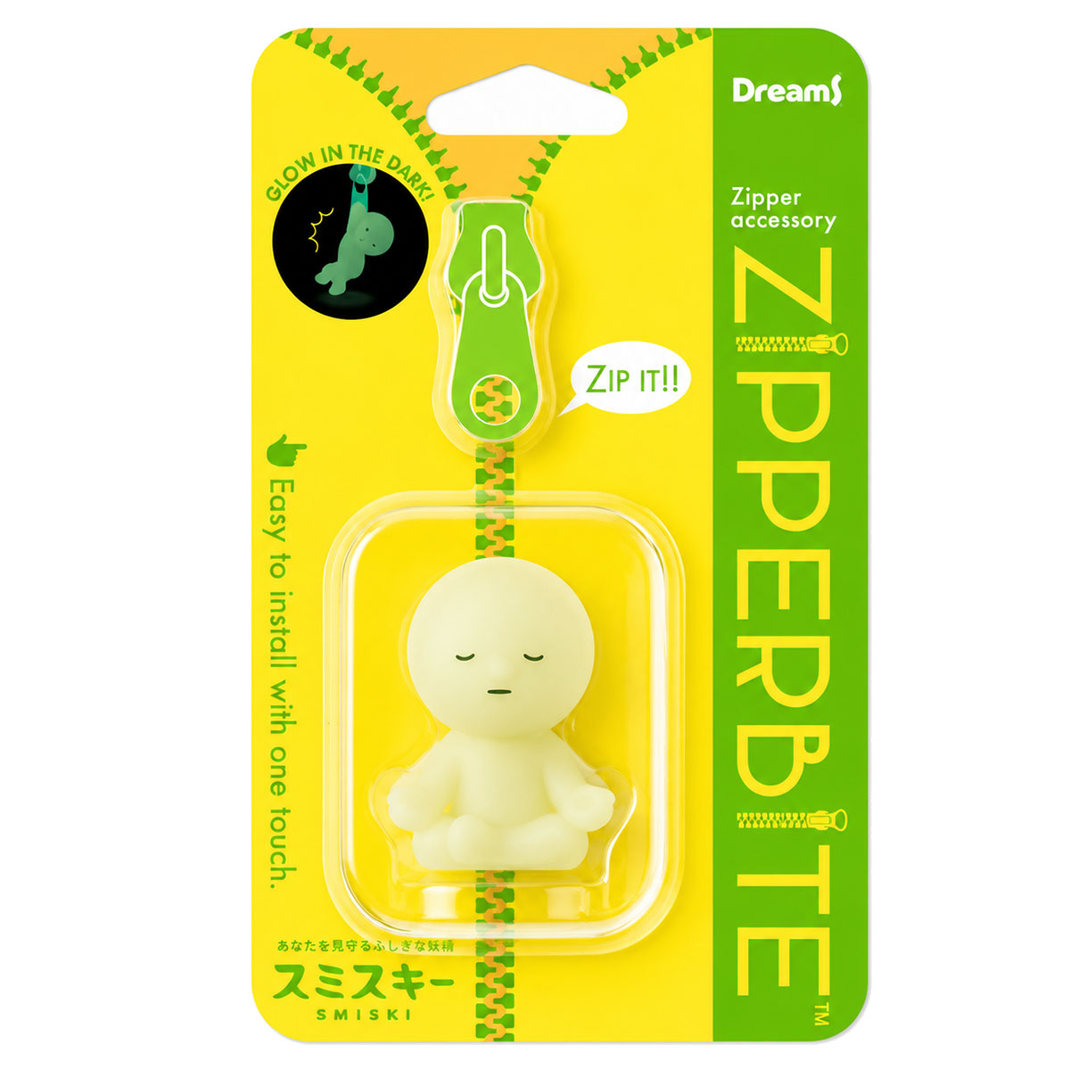 Mini Figurine Smiski Lumineuse pour Fermeture �clair