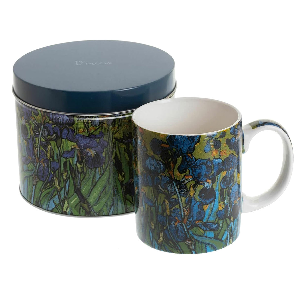 Mug en bote mtal Iris de Van Gogh