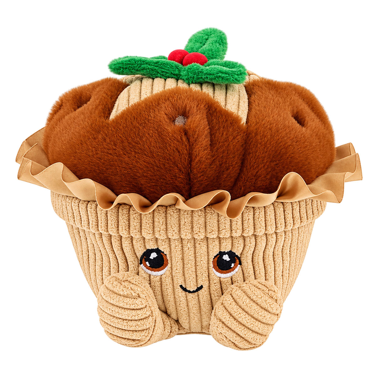 Peluche muffin de No�l Keeleco recycl�e 12 cm
