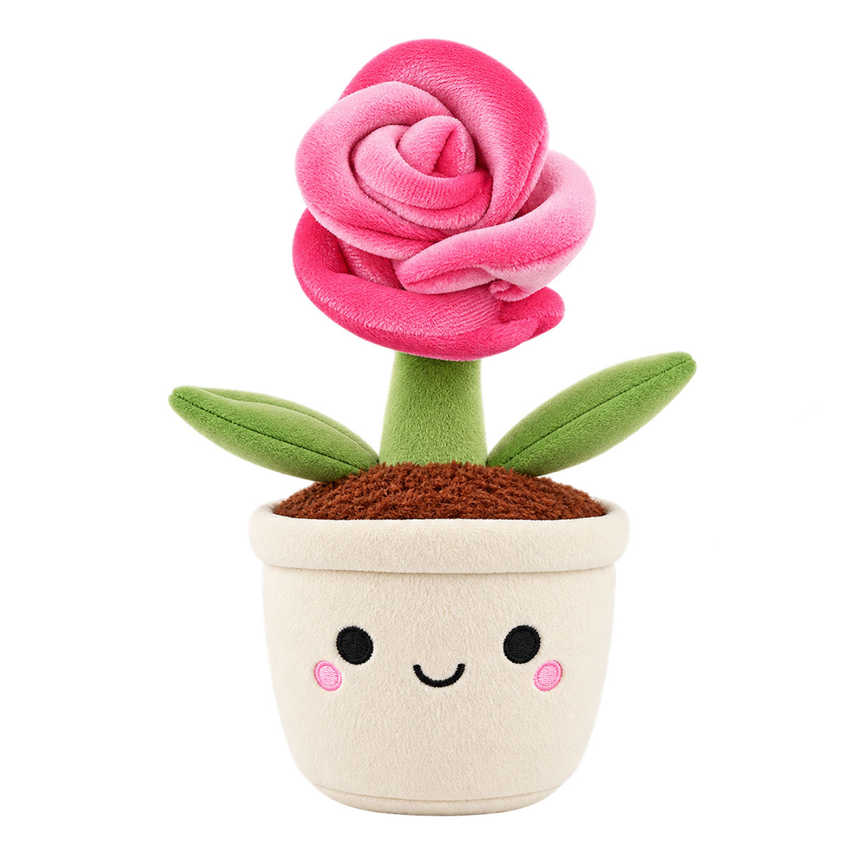 Peluche rose en pot Keel Toys � Jardin botanique 25 cm