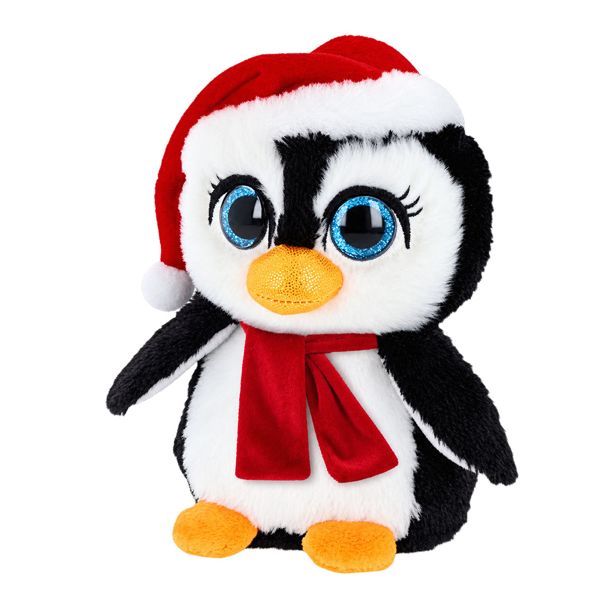 Mini peluche pingouin de No�l Motsu Christmas 10 cm