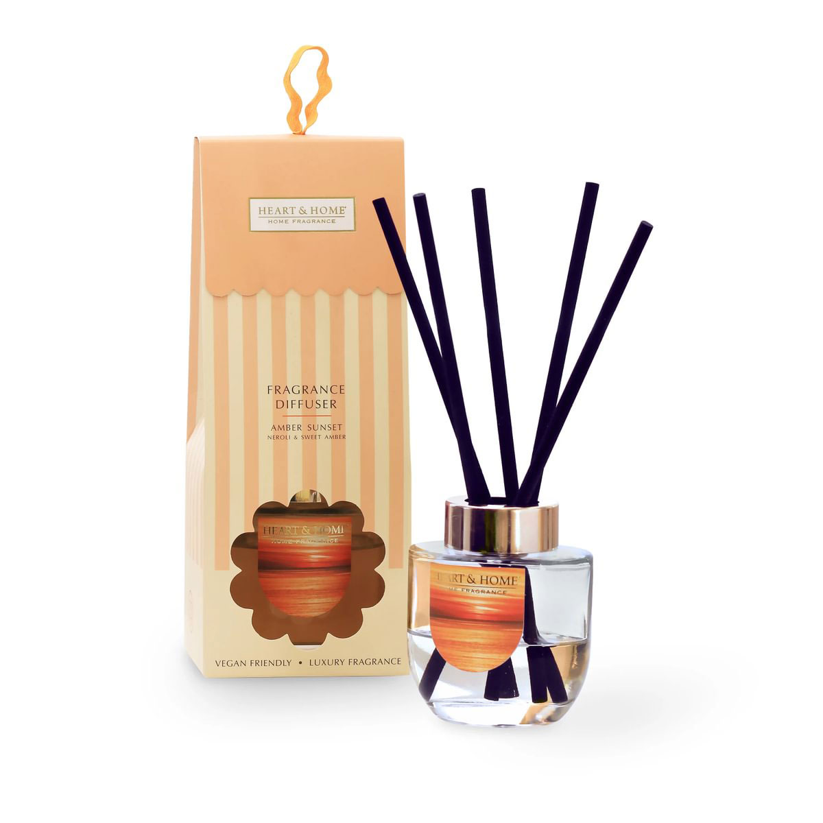 Diffuseur de parfum Cr�puscule Ambr� � 70 ml � Heart & Home