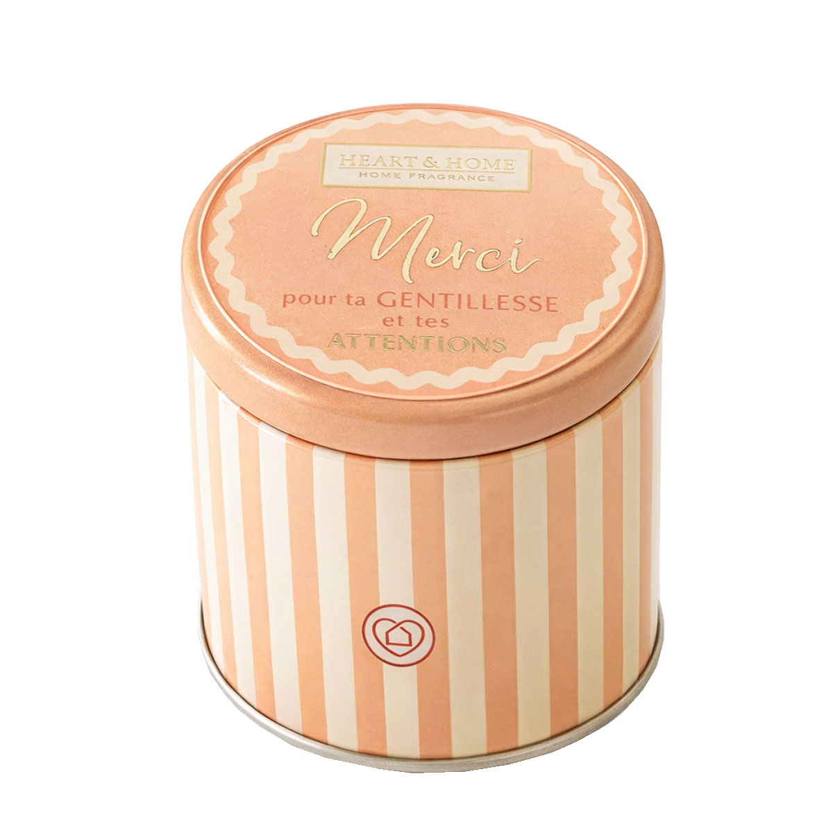 Bougie en bo�te m�tal Merci pour ta gentillesse