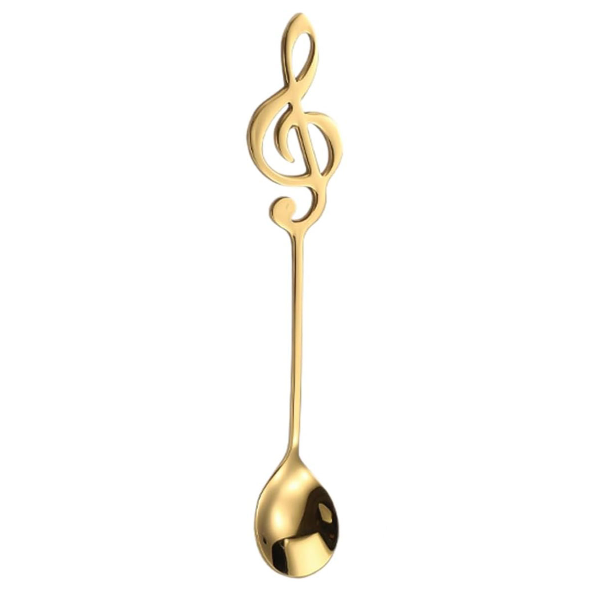 Cuillre Cl de Sol en Inox Dor