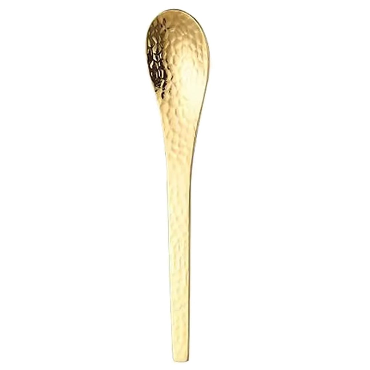Petite Cuillre Martele en Inox Dor