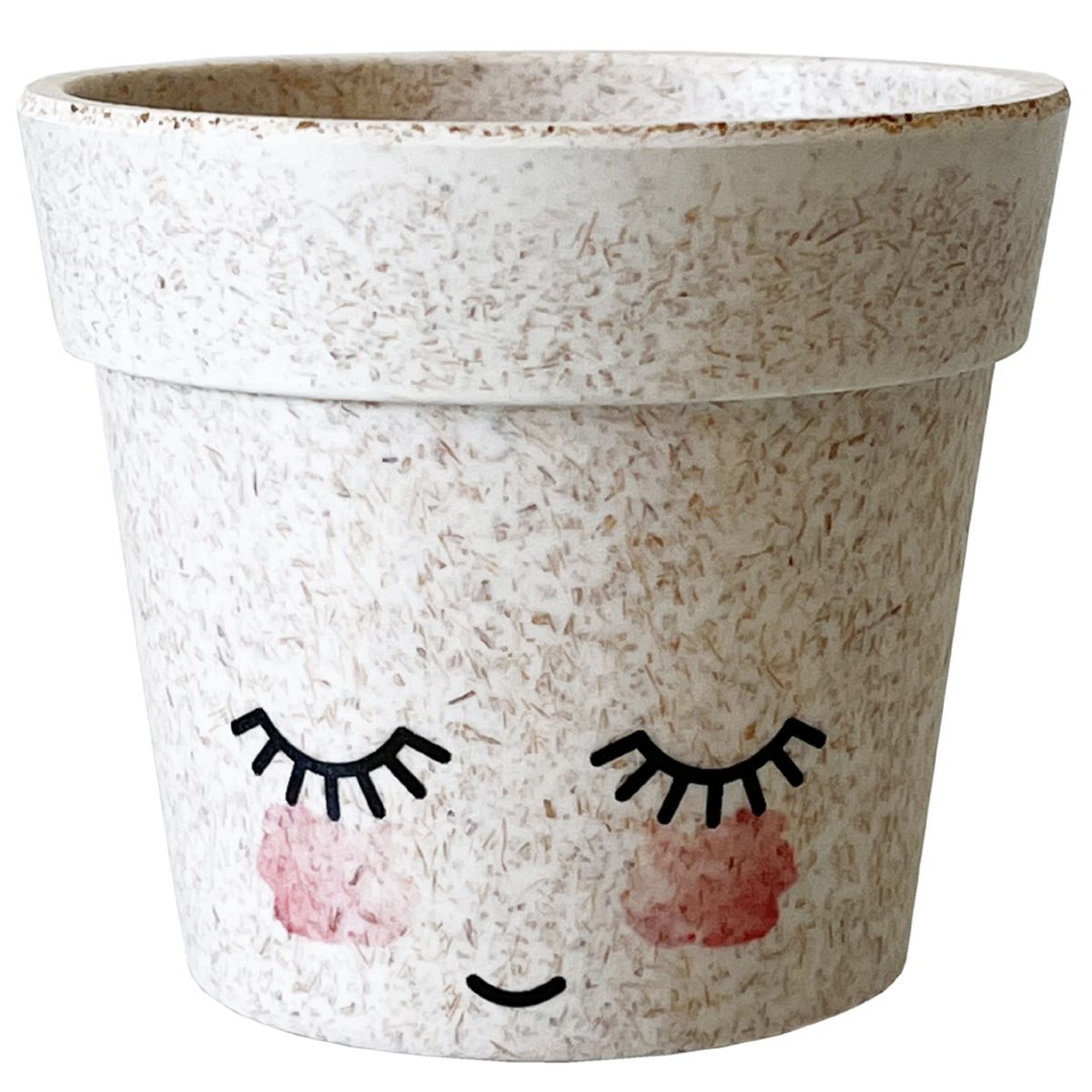 Cache Pot en Fibre de Bambou - Mignon